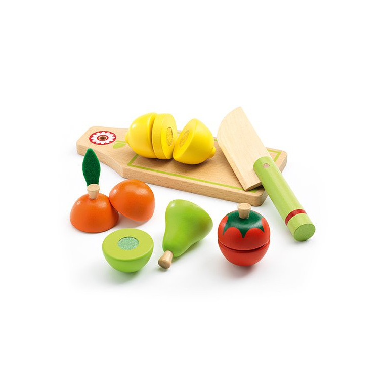 Jouet Fruits et légumes à couper Djeco