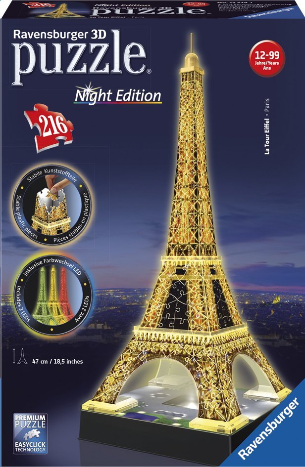 Tour Eiffel - Puzzle 3D au meilleur prix