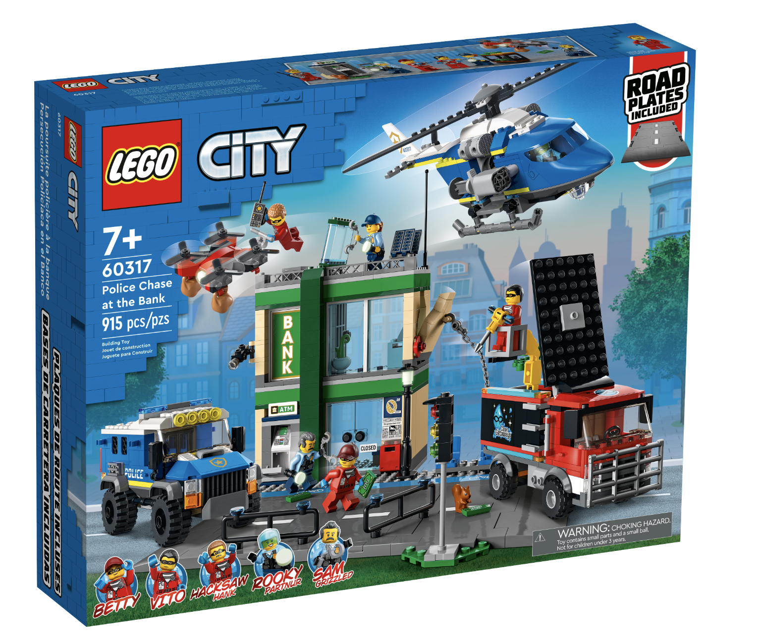 LEGO 36260317LEG POLICE CHASE AT THE BANK